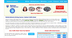 Desktop Screenshot of nationstrafficschool.com